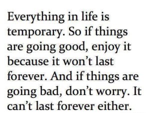 Everything In Life Is Temporary