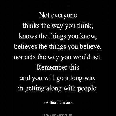 Not Everyone Thinks The Way You Think