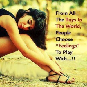People Choose Feelings To Play With ...