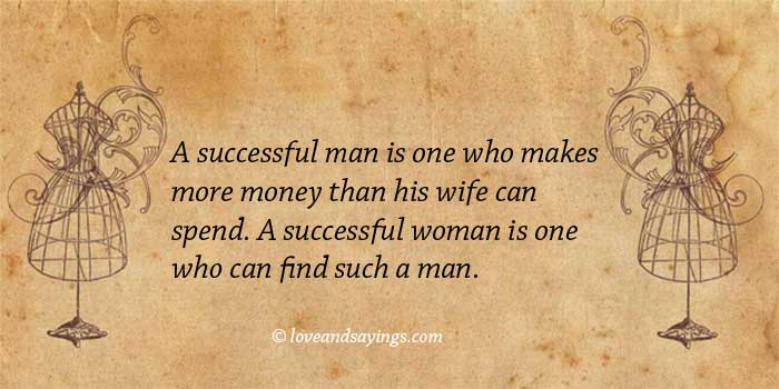 A Successful woman is one