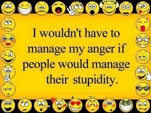 I Would Not have To manage my Anger