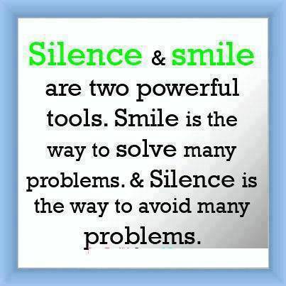 Silence Is The Way To Avoid Many Problems