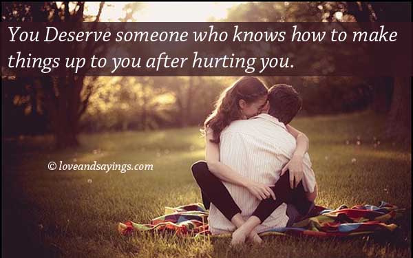 You Deserve someone Who Knows