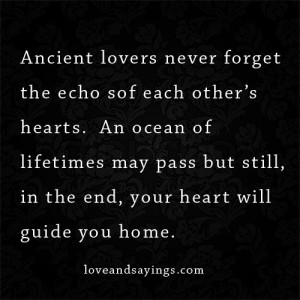 Ancient lovers.
