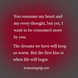 You consume my heart