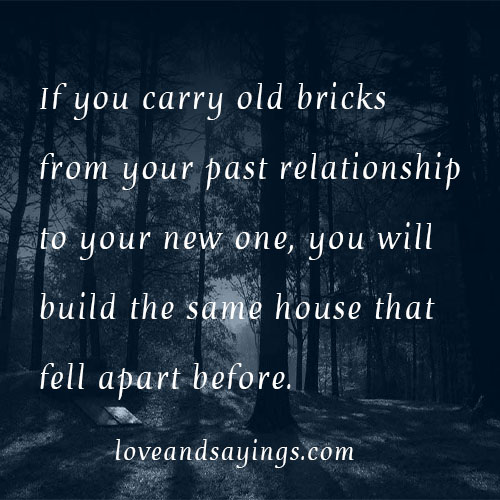 Your past relationship to your new one
