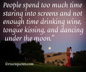Dancing under the moon
