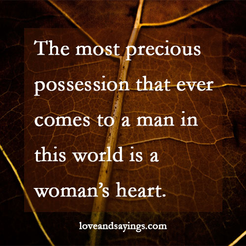 The most precious possession