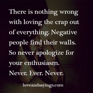 There is nothing wrong with loving