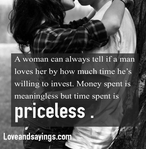 A Woman Can Always Tell If A Man Loves Her
