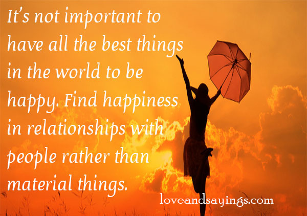 Find Happiness In Relationship With people