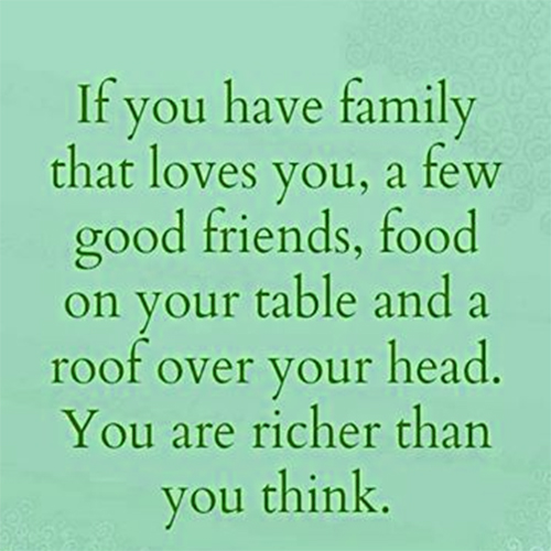 If You Have Family That Loves you