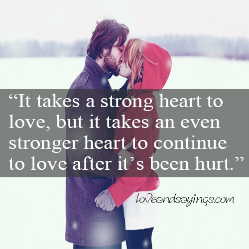 Stronger heart to continue to love
