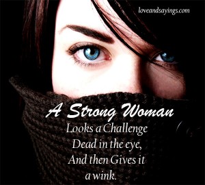 A Strong Woman Looks A Challenge