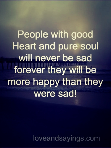 People WIth Good Heart And Pure Soul