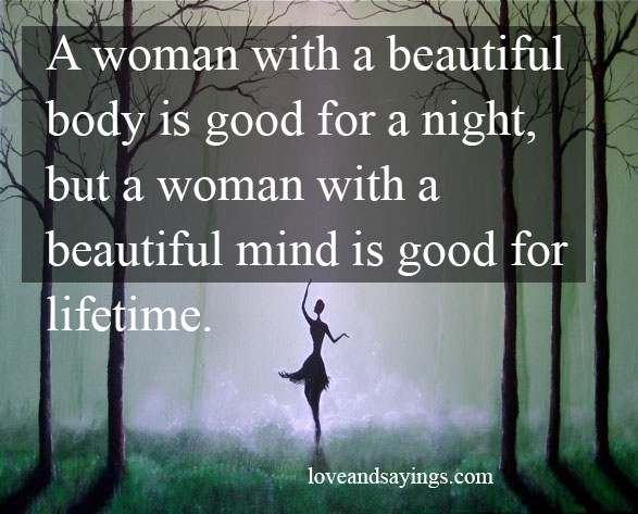A Woman With A beautiful Mind