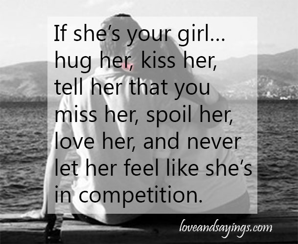 If she is your girl