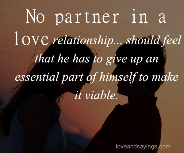 No Partner In A Love Relationship ...