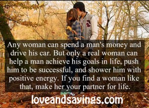 Only A Real Woman Can Help A Man Achieve His Goals In Life