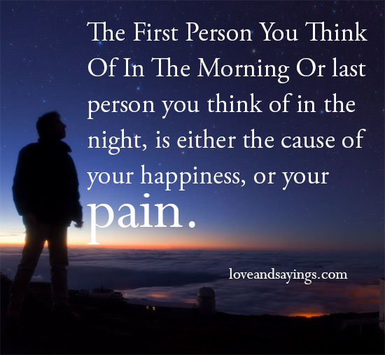 The Cause Of Your Happiness, Or Your Pain