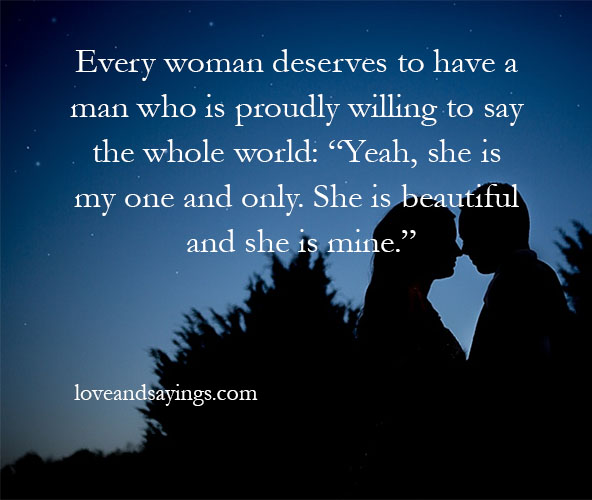 Every woman deserves.