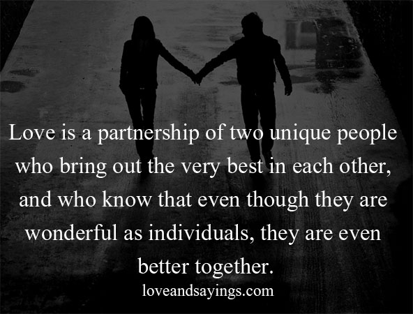 Partnership of two Unique People