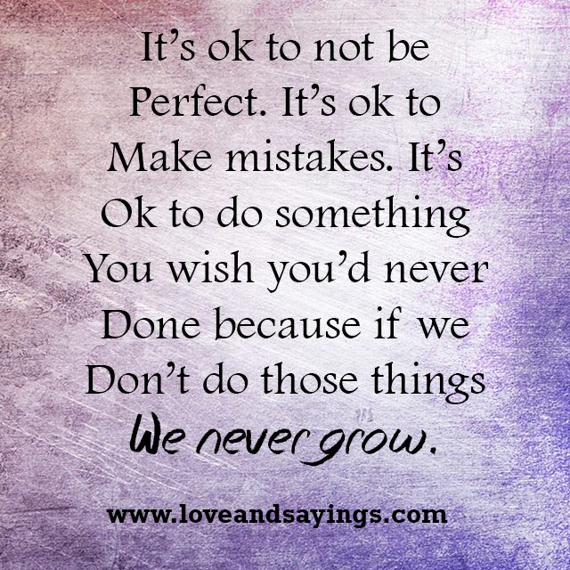Don't Do Those Things We Never Grow