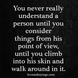 Understand a person