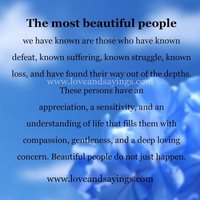 The Most Beautiful People