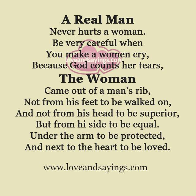 Never Hurt A Woman