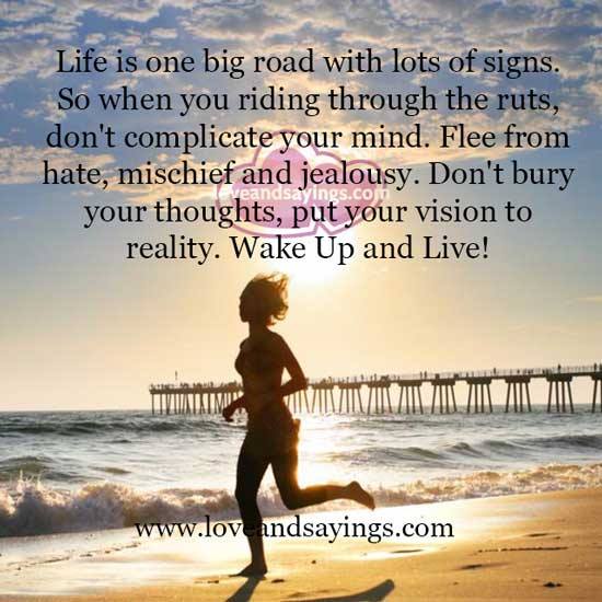 Life is one big road with lots of signs