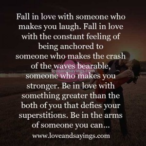 Fall in love with the constant feelings of being