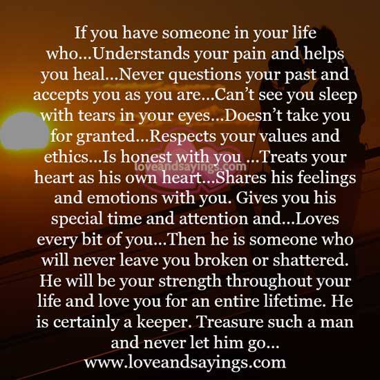 If you have someone in your life who ...