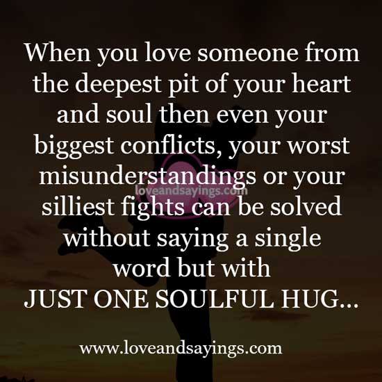Just one Soulful Hug