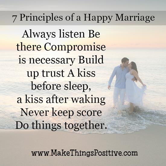 7 Principles of Happy Marriage
