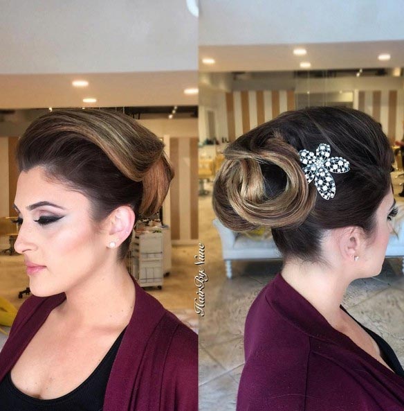 Gorgeous Bride Updo Hairstyle Ideas for Short Hair