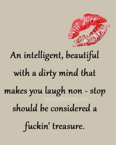 An intelligent, beautiful with a ....