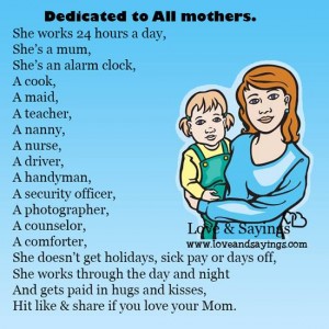 Dedicated to All Mothers