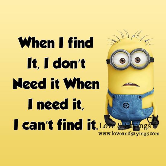 I can't find it