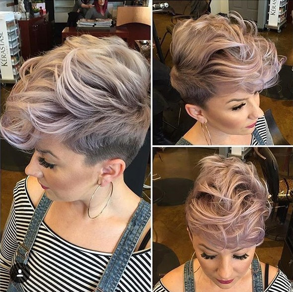 Shaved Hairstyle for Short Hair