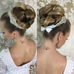 Knotted Bun with Accenting Wrap