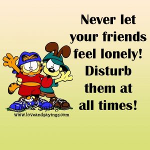 Feel lonely!