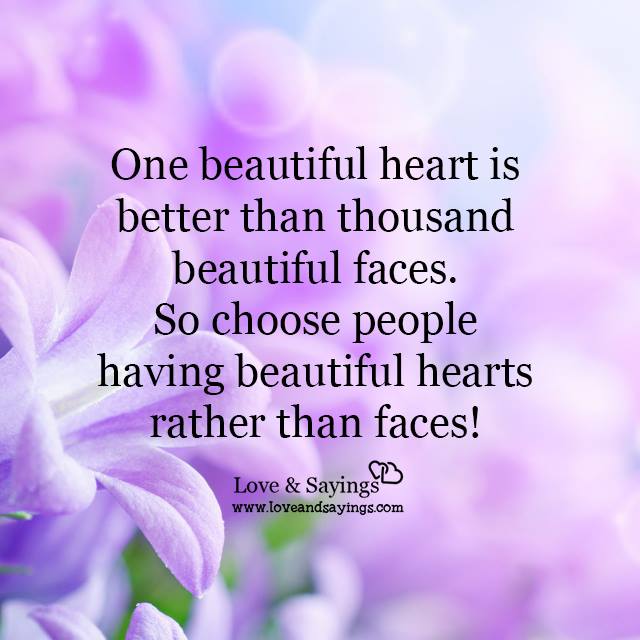 One beautiful heart is better than