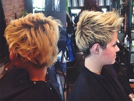Pretty Short Spikey Hairstyles for Summer