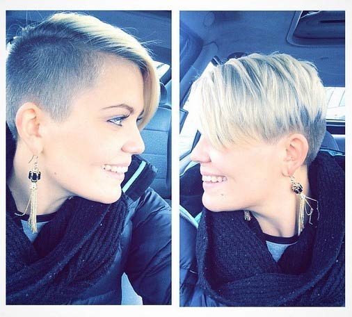 Shaved Pixie Hair Cut: Short Hairstyles for Spring and Summer