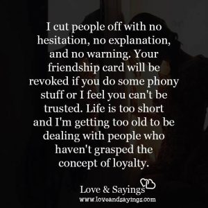 The Concept of loyalty
