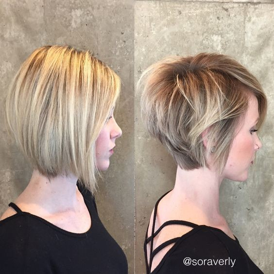 Tousled Asymmetrical Bob – Stylish Balayage Short Hairstyles for Women