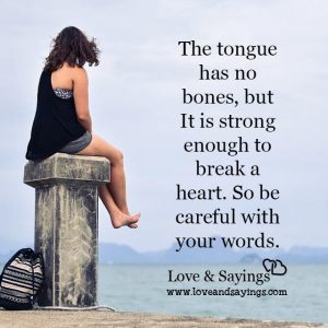 Be careful with your Words