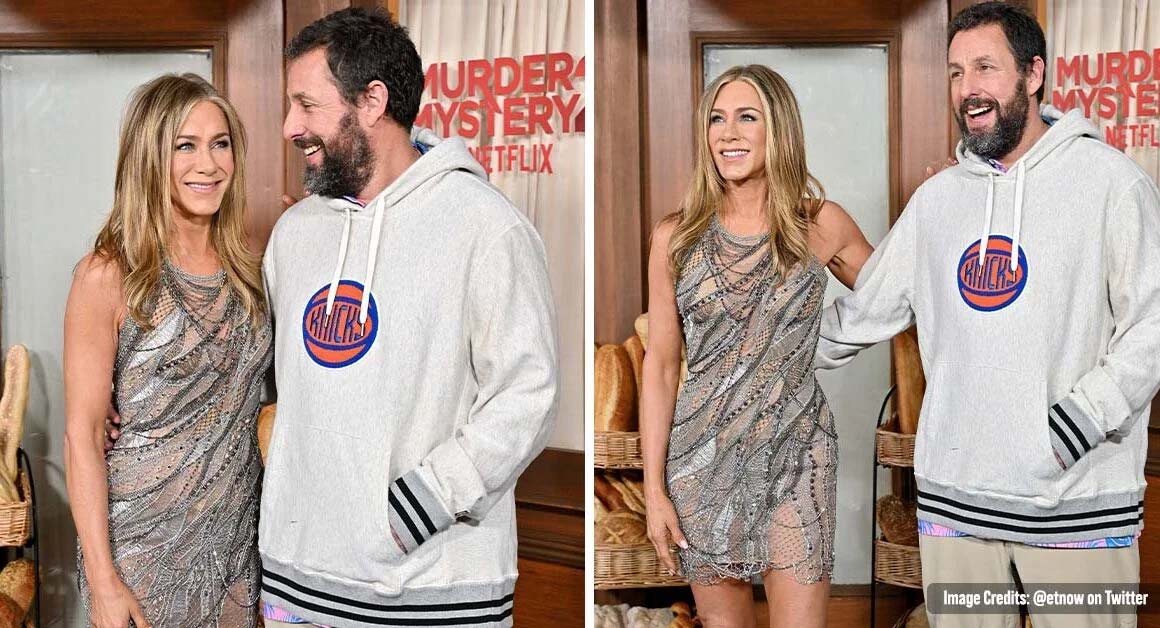 Jennifer Aniston Was Amazed After Holding Hands with Not-So-Glam Adam Sandler